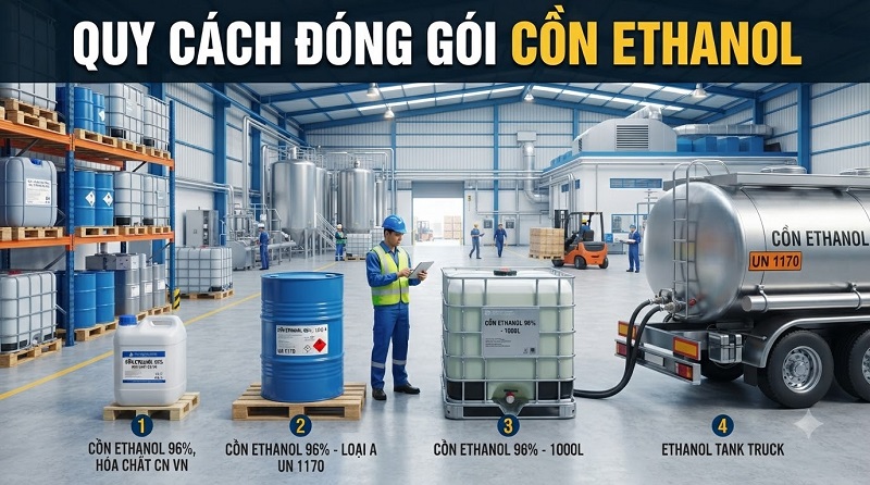 Cồn Ethanol Giao Hàng Toàn Quốc – Nguồn Cung Ổn Định Cho Doanh Nghiệp